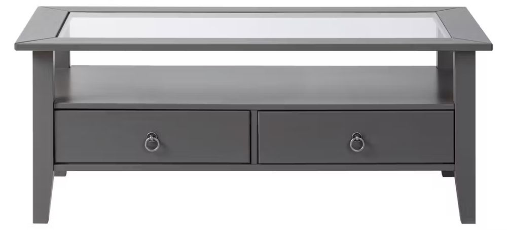 Masywny stolik kawowy z 2 szufladam