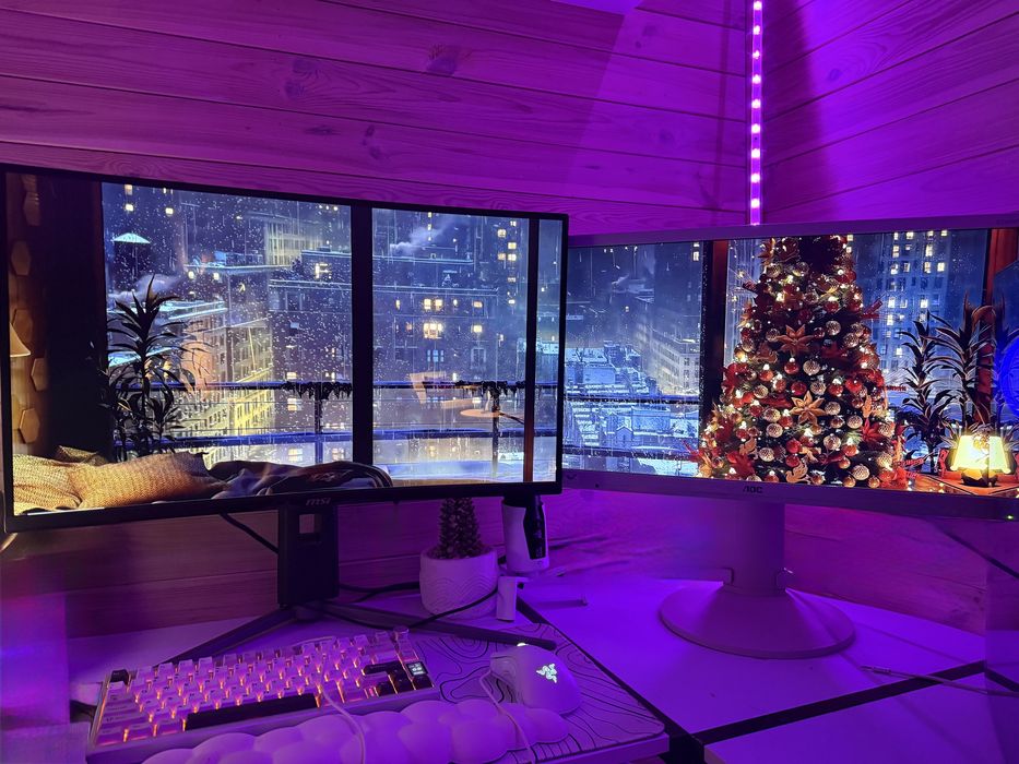 Komputer Gamingowy + 2 monitory (opis)