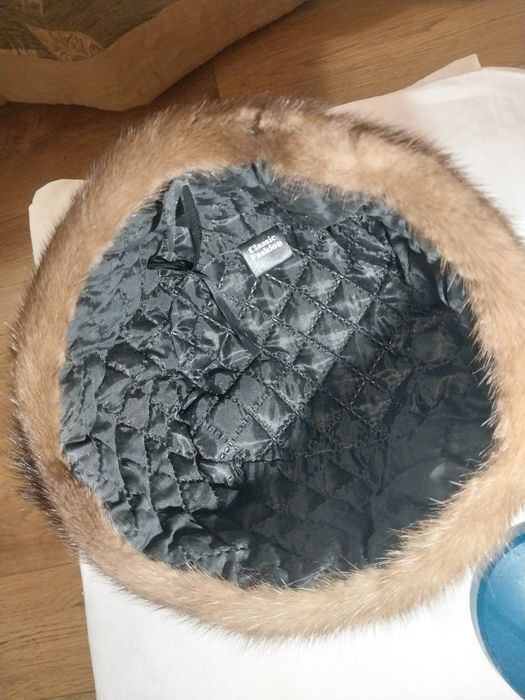 Норковая шапка р 54-58