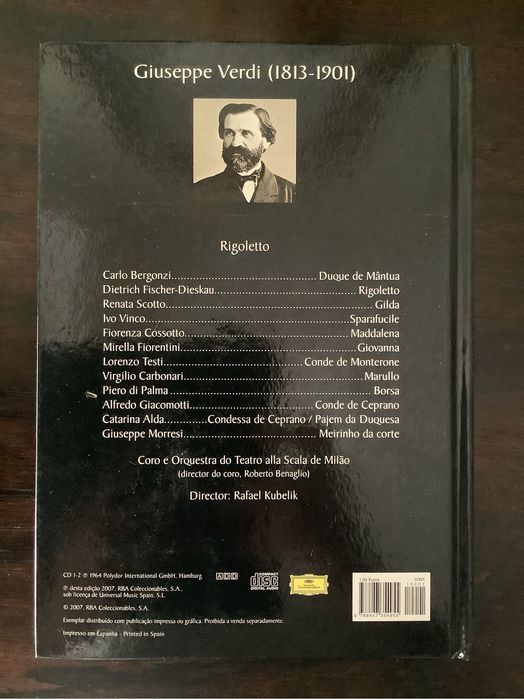 Livro sobre Verdi, da Deutsche Grammophon