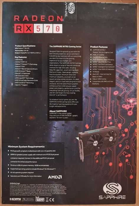 Sapphire NITRO+ RX 570 4GB GDDR5
