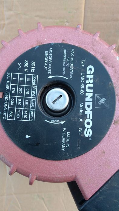 pompa grundfos umc 65-60 3~400v obiegowa c.o. ups 65-60/4f