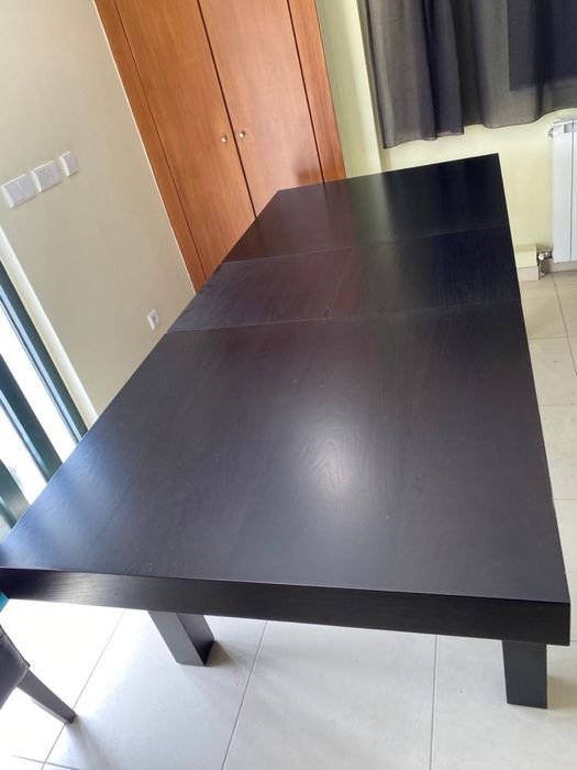 Mesa de jantar madeira wengué