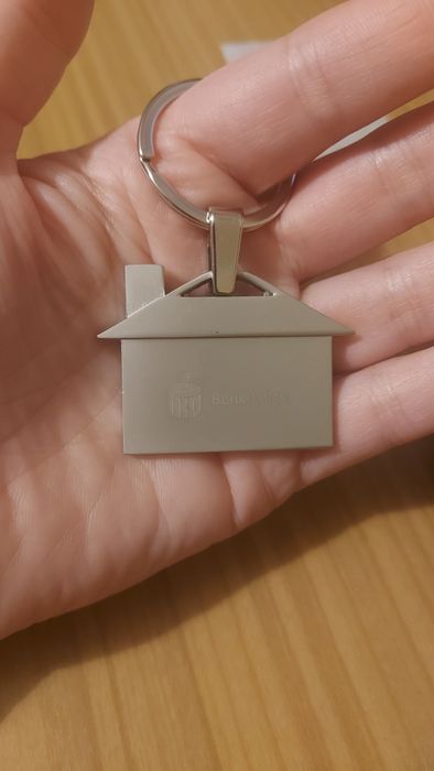 Brelok Dom z grawerem PKO Bank Polski