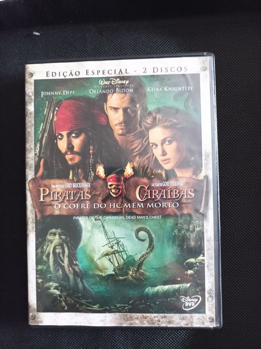 DVD original Piratas da Caraíbas - O Cofre do Homem Morto