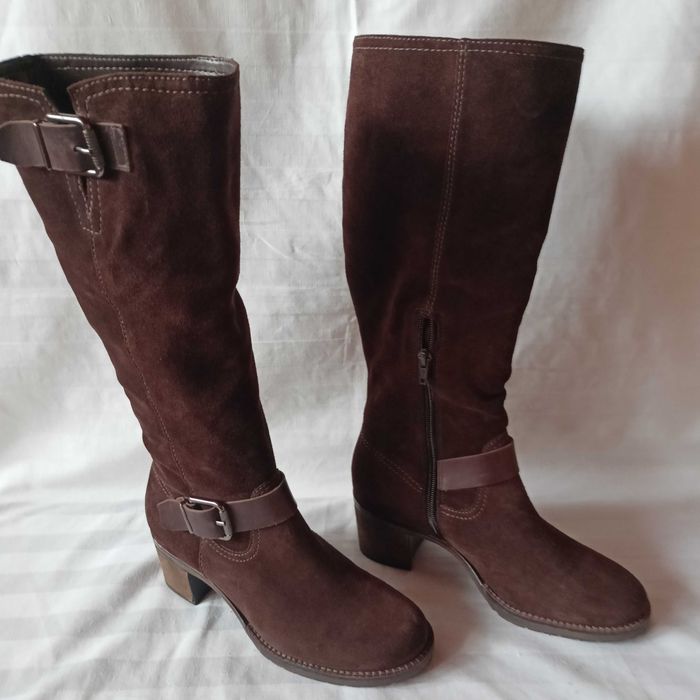Dune London  kozaki roz. 39 - dł. wkł. 25 cm- skóra- stan bdb