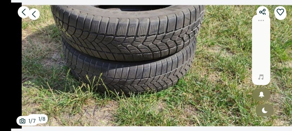 Opony zimowe z 2017r 5mm 175/65/15 Firestone N