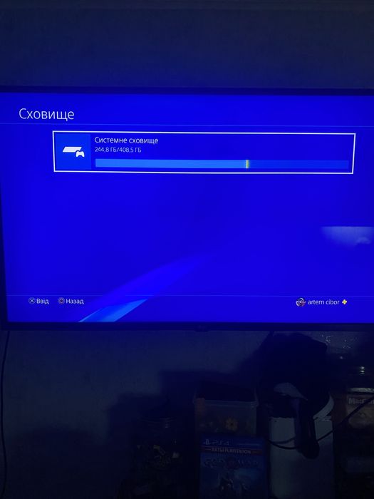 Ігрова приставка Sony Playstation 4 slim + 2 геймпада