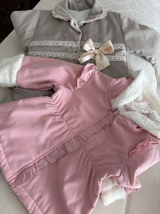 Conjunto de casacos meniba 6/9