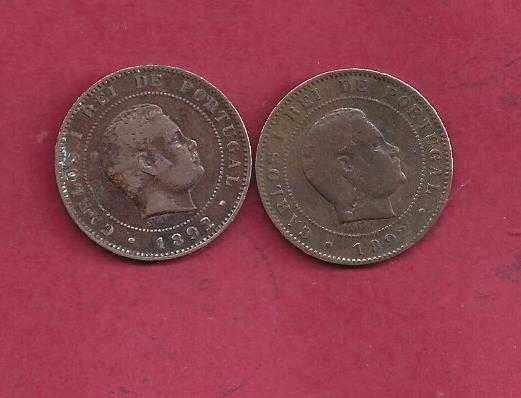 D. Carlos  I   10 Reis  1892   e 1892 A