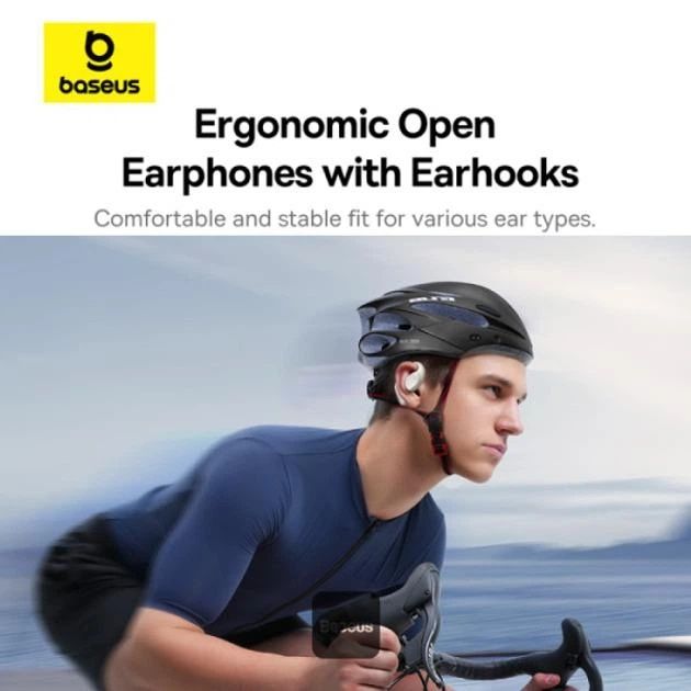 Навушники Baseus Eli 10i Fit Open-Ear TWS Earbuds (White)