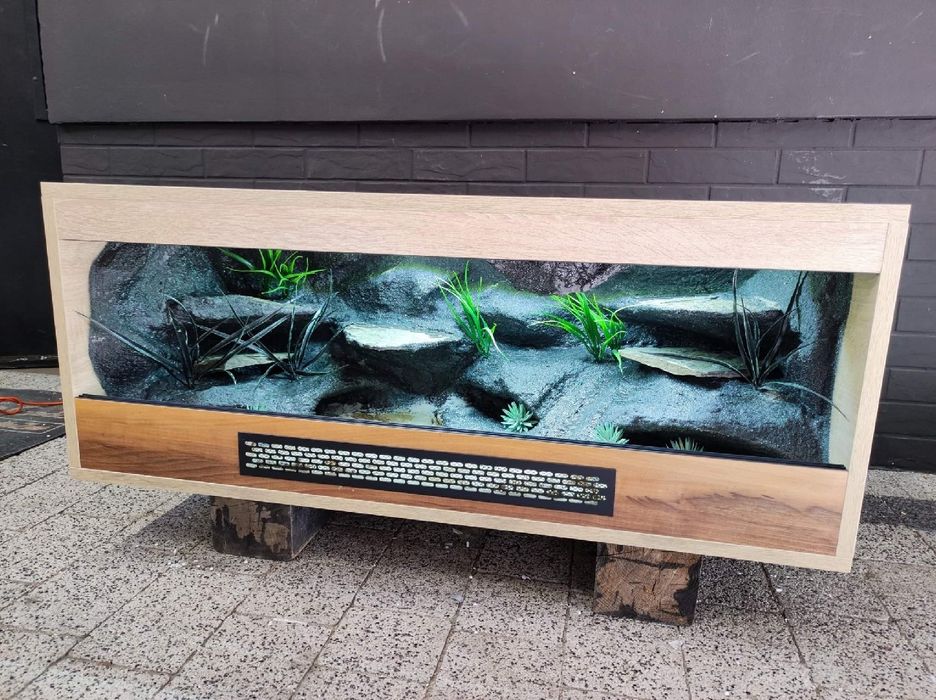 Terrarium 100x40x40 z płyty meblowej wąż boa pyton KOŚCIAN