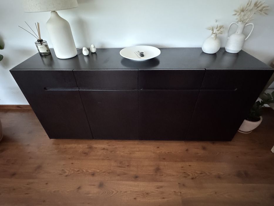 Mesa de sala cadeiras aparador movel tv