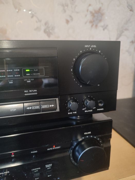 Кассетная дека denon DRM-500.