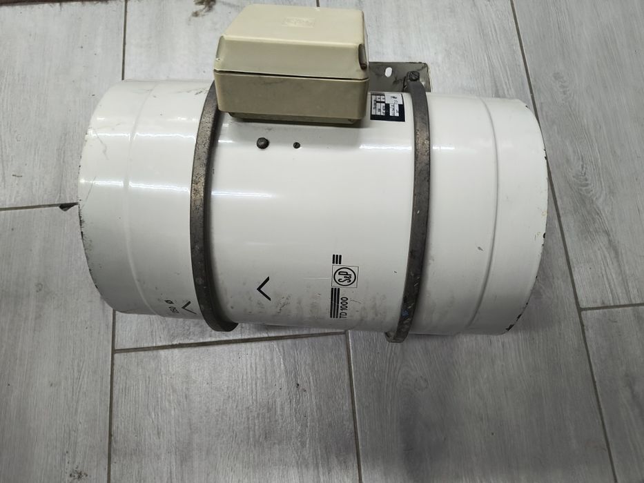 Wentylator 24cm bocznikowy kanałowy tunelowy kominowy wyciąg odciag