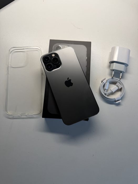 iPhone 13 Pro Max 128gb czarny bateria 100% komplet
