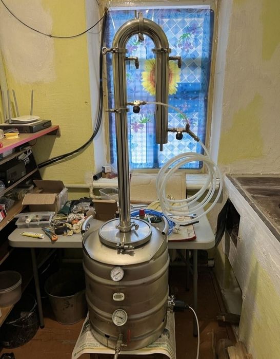 Перегонный куб автоклав ректификационная колонна дистиллятор аппарат