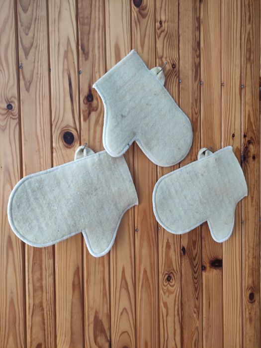 Рукавиці для сауни, лазні