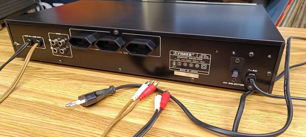 Еквалайзер FISHER EQ-875 (стан! відео роботи ! )