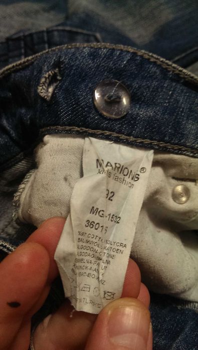 Хорошие Детские джинсы на девочку рост  92 см бренда Marions Kids Fashion