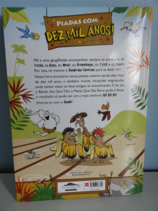 Bando das cavernas (Heróis do Mundo) 1 a 5 + caixa + livro piadas