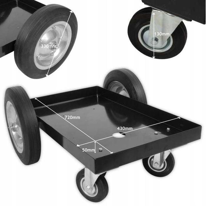 Máquina soldar Sherman TIG 320 CA/CC Pulsado + refrigerador + carrinho