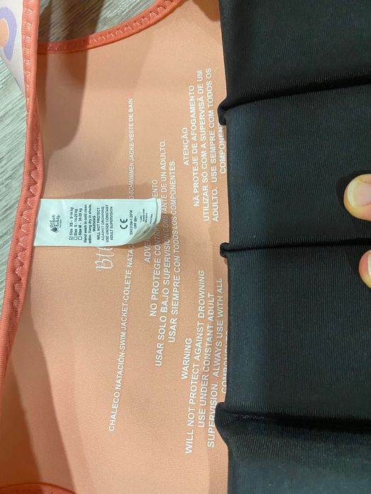 Colete Flutuante Aprendizagem 9 a 14kg - marca BTBOX Rosa/lilás