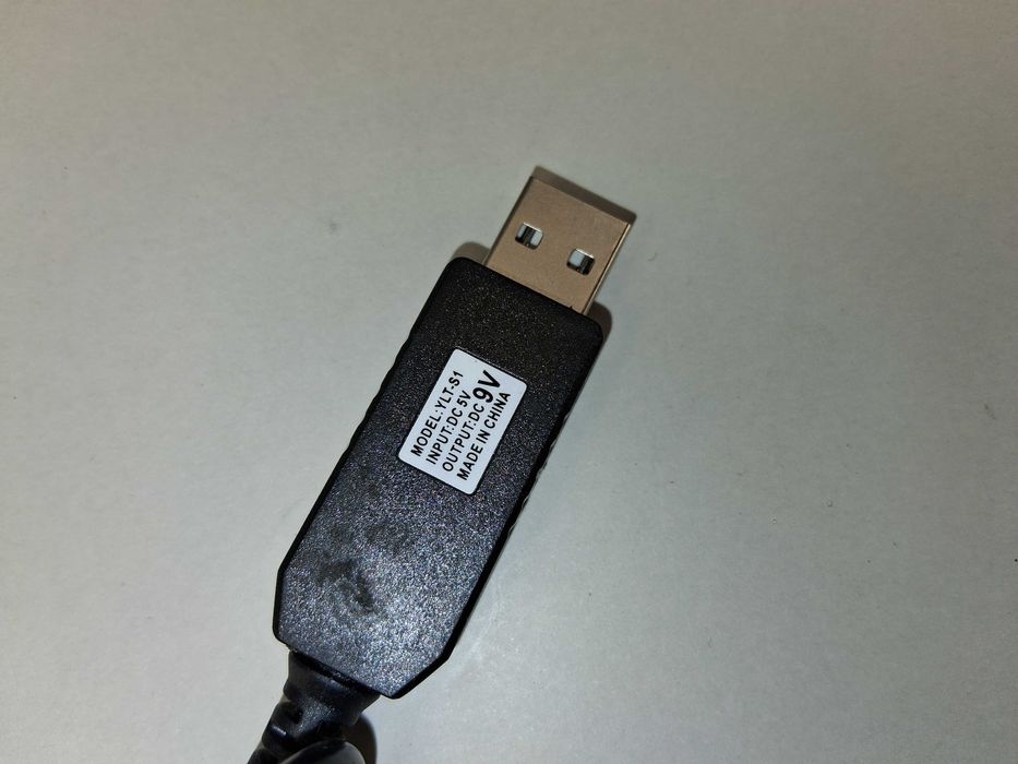 N268 Kabel USB Step Up Konwerter DC 5V na 9V Zasilanie Pedał Gitarowy