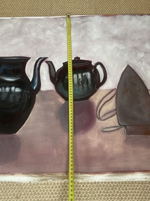 Pintura a óleo em tela assinada,novo