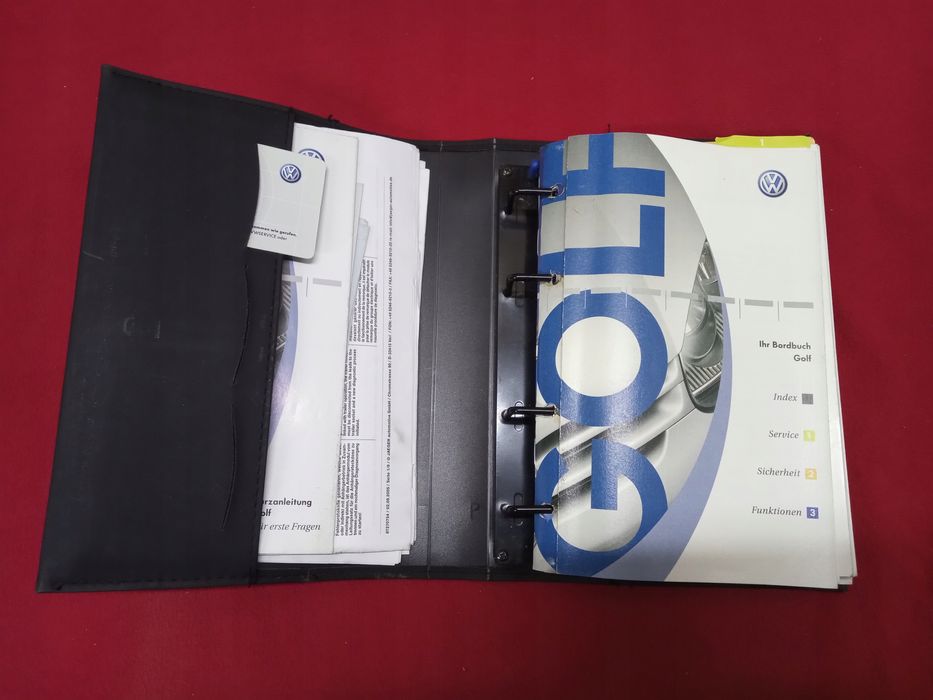 Volkswagen Golf V 5 Instrukcja Książka Gwar. Etui Komplet Bundeswehr