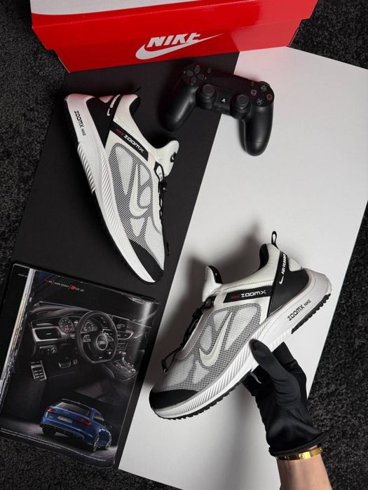 Чоловічі кросівки найк Nike Air Running White Black [41,42,43,44,45]