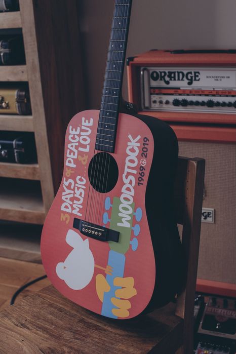 Gitara akustyczna Martin DX Woodstock 50th Anniversary 2019 + Fishman Sonitone + Taylor Gig Bag