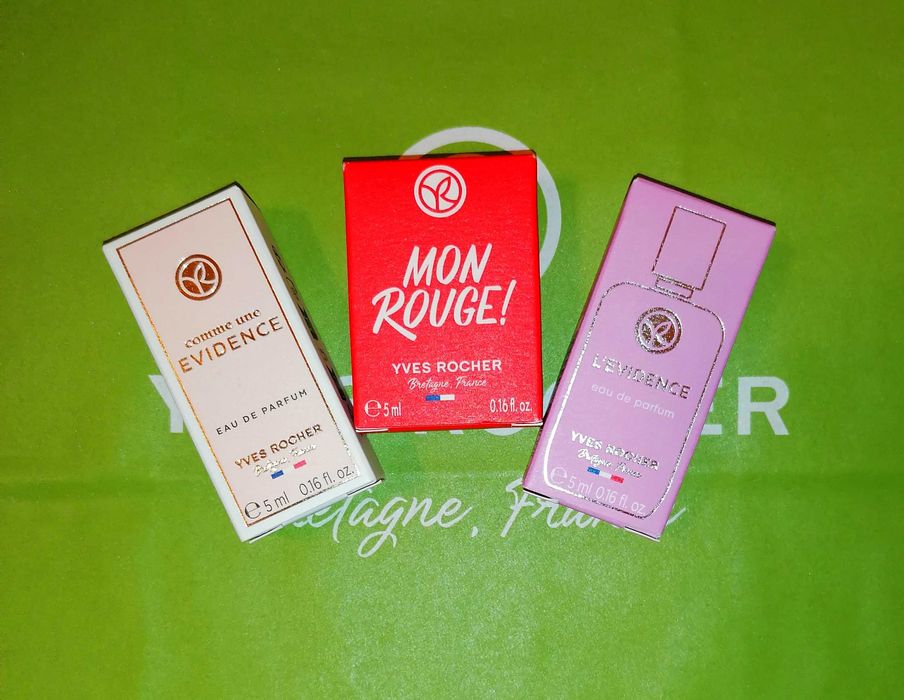 Подарочный Набор Миниатюр Evidence Mon Rouge LEvidence Yves Rocher Ив