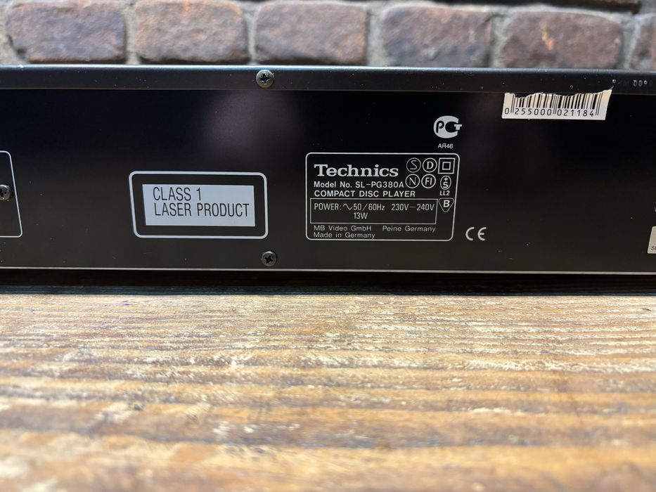 Odtwarzacz CD Technics SL PG 380 A