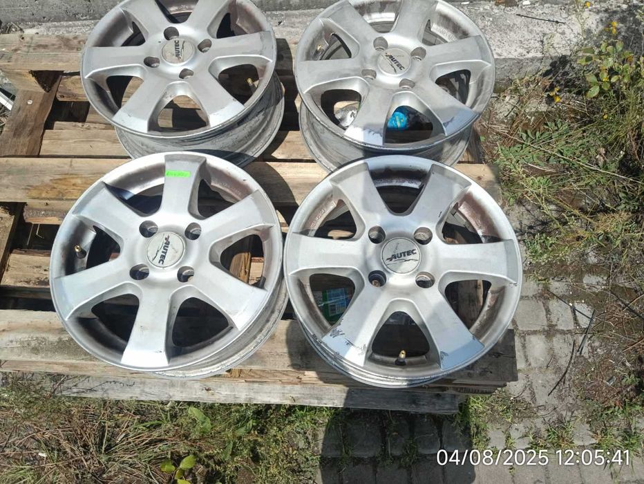 Диски литі AUTEC KBA 45908 4x108 5,5Jx14H2 ET43 DIA60,1