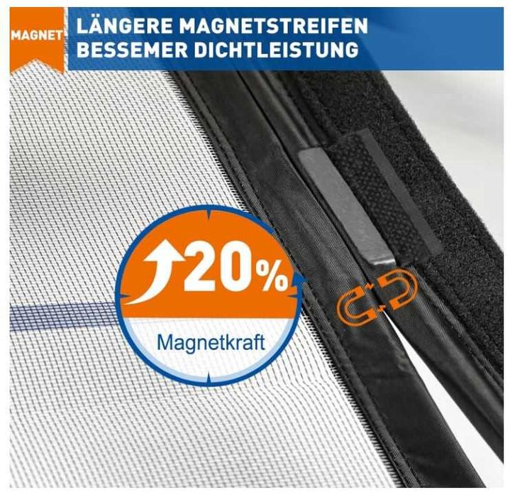 Magnetyczna moskitiera do drzwi 210x90cm