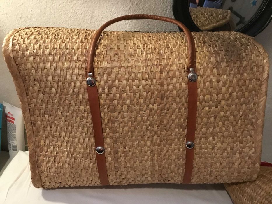 Bolsas em palha - compradas México - pouco uso