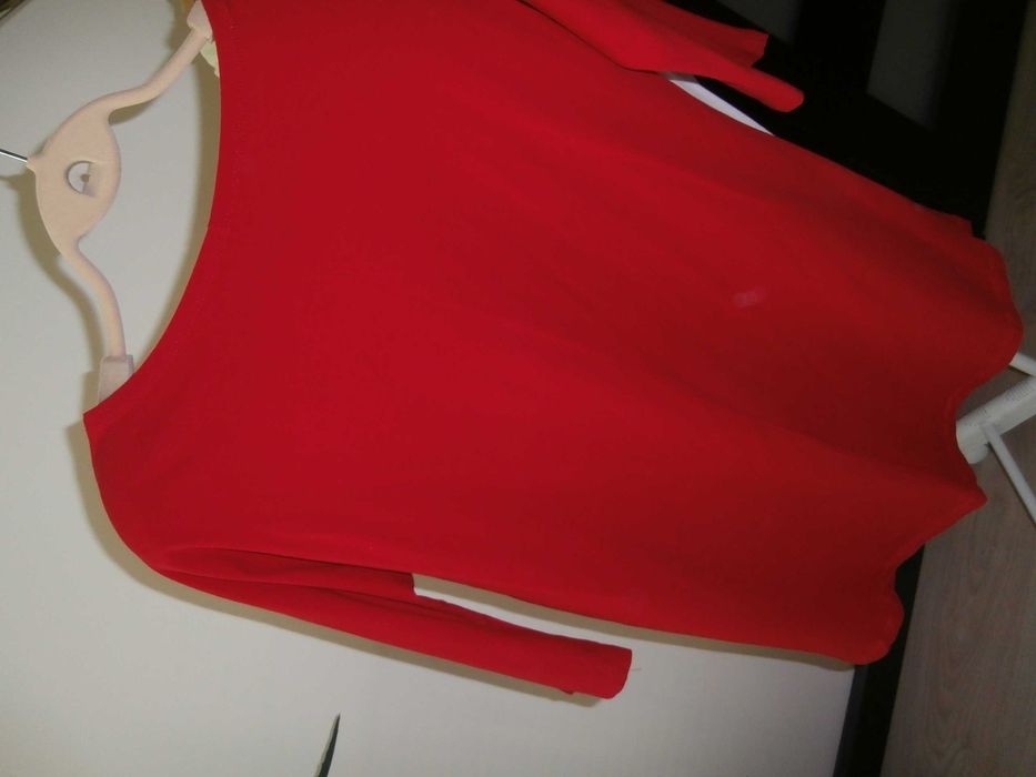 Bluzka z naszytym motywem , 3/4 rękaw nietoperz