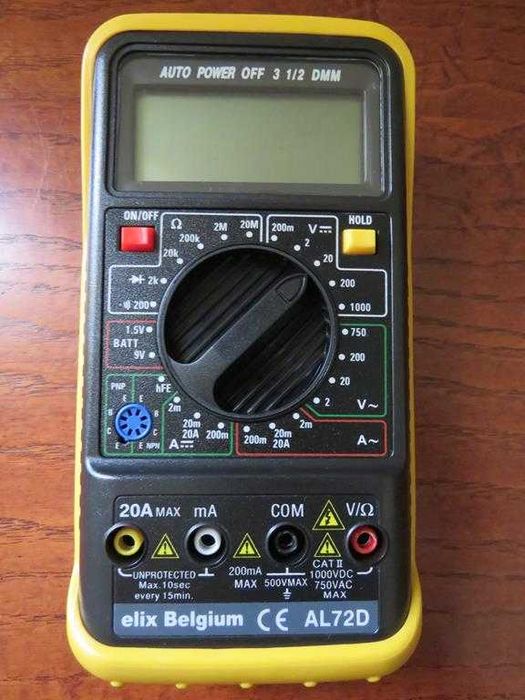 Multimetro Elix AL72D/40.017 NOVO! Mas com DEFEITO no botão ON/OFF!64585104094209121