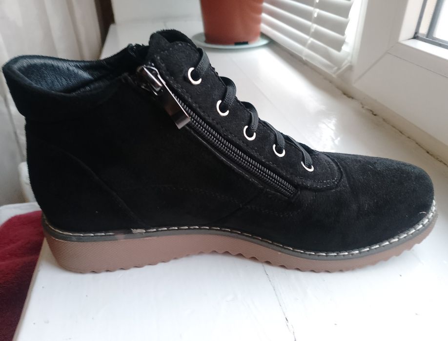 Замшові Осінні полусапожки