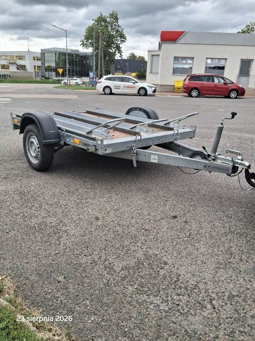 Przyczepka Samochodowa 3 Moto Quad Resor Przyczepa Motorwa Platforma Uchylna