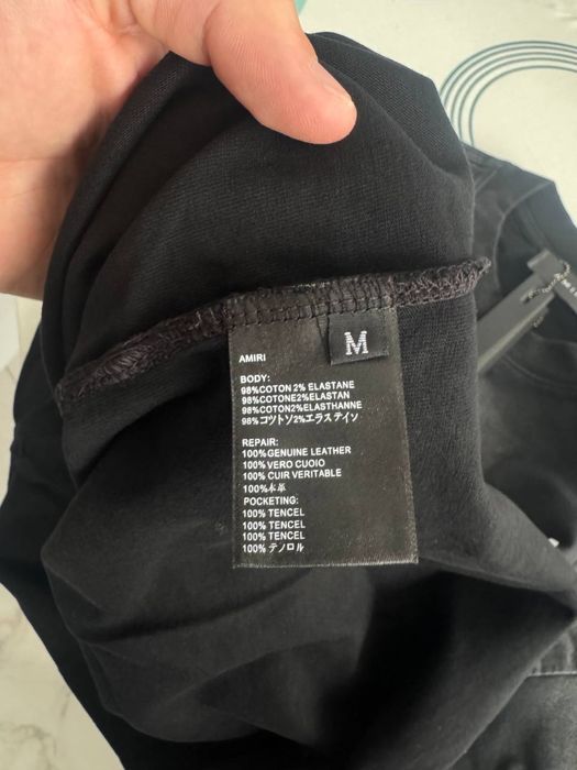 Футболка Amiri чорного кольоу L