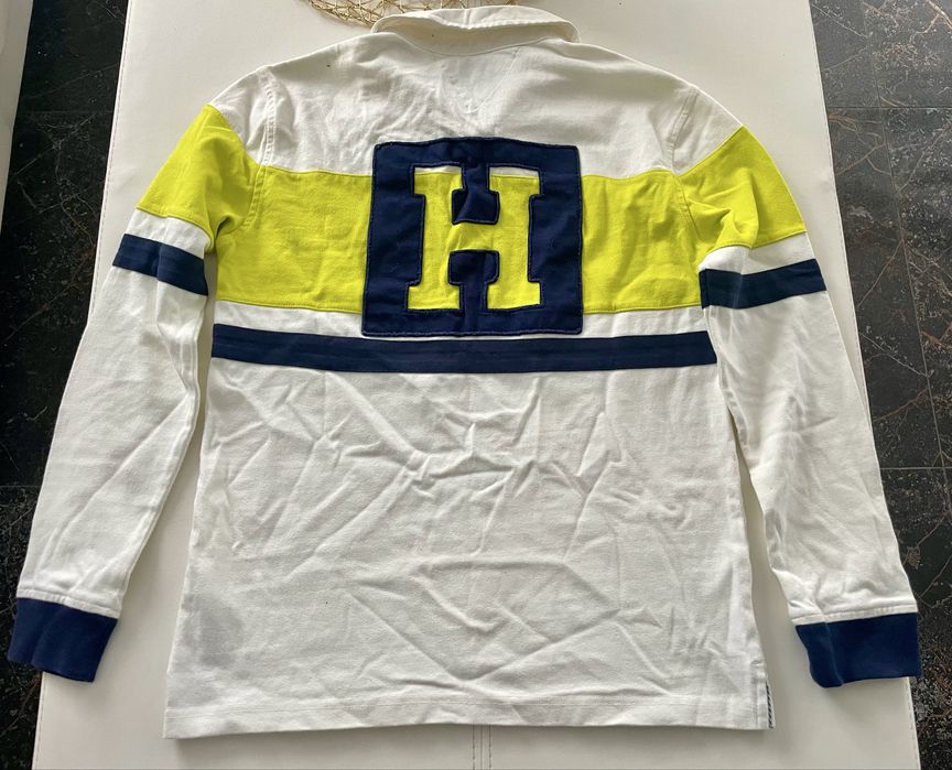 Polówka męska Tommy Hilfiger longsleeve oryginalna Polo
