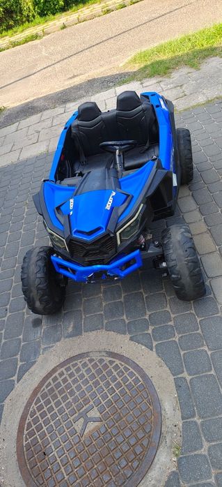 Buggy UTV-MX na akumulator dla dzieci Niebieski + Napęd 4x4