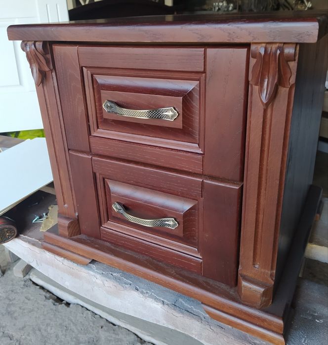 Ліжко двоспальне з масиву дуба,ясеня  (дерев'яне)