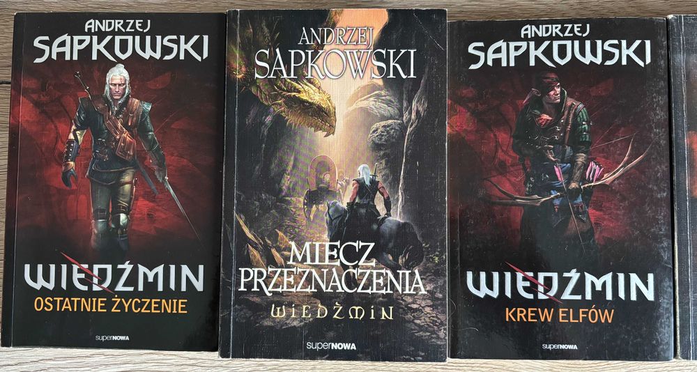 Pakiet Wiedźmin, tom 1-7, A. Sapkowski