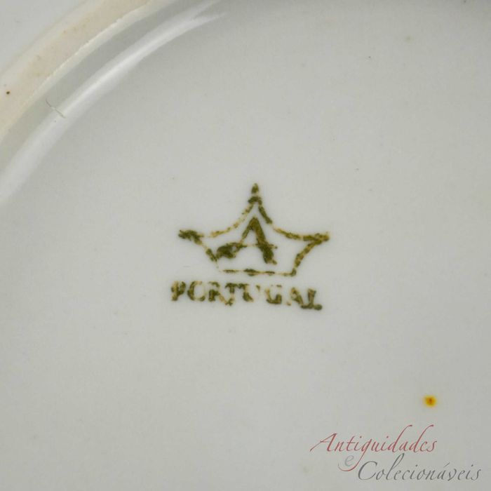 Chávena almoçadeira com prato Porcelana Artibus com publicidade