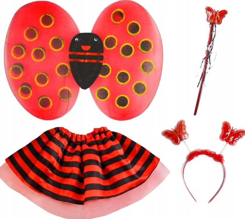 Strój biedronki Przebranie na bal Biedronka  kostium dla dziewczynki