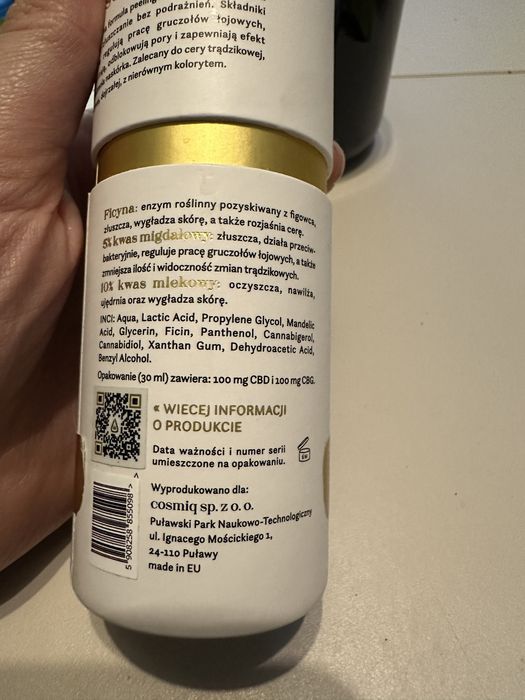 Peeling kwasowo enzymatyczny Cosmiq