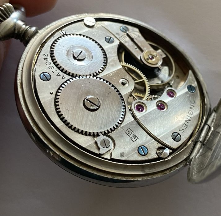 Relógio de bolso Longines.